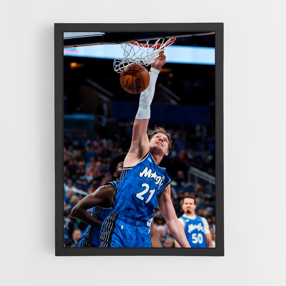 Poster Moritz wagner vol – affiche Basketball (vue 2)